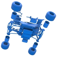 Diecast concept dirt buggy Scale 1:25 - Thumbnail 19