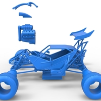 Diecast concept dirt buggy Scale 1:25 - Thumbnail 21