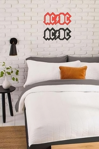 AC/DC WALL ART 3D Print 517083