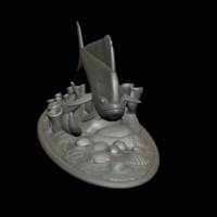 mahi mahi / dorado / underwater statue detailed texture  - Thumbnail 15