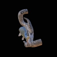 carp underwater statue on the wall - Thumbnail 2