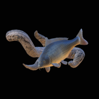 carp underwater statue on the wall - Thumbnail 10