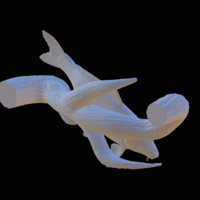 carp underwater statue on the wall - Thumbnail 13