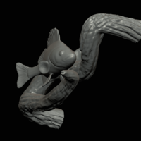 perch underwater statue on the wall - Thumbnail 11