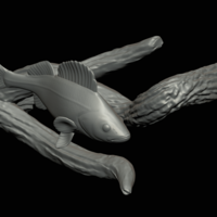 perch underwater statue on the wall - Thumbnail 13