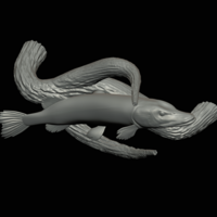 pike underwater statue on the wall - Thumbnail 9