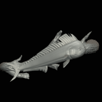 mahi mahi / dorado underwater statue on the wall - Thumbnail 8