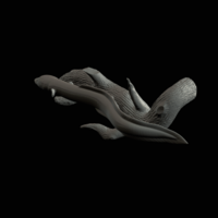 Eel underwater statue on the wall  - Thumbnail 6