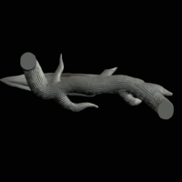 Eel underwater statue on the wall  - Thumbnail 8