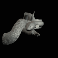 Eel underwater statue on the wall  - Thumbnail 9