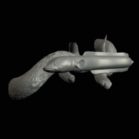 Eel underwater statue on the wall  - Thumbnail 10
