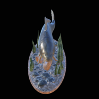 carp 2.0 underwater statue detailed - Thumbnail 2