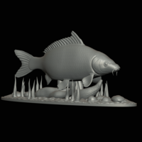  carp 2.0 underwater statue detailed - Thumbnail 11