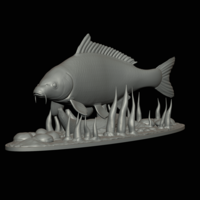  carp 2.0 underwater statue detailed - Thumbnail 13