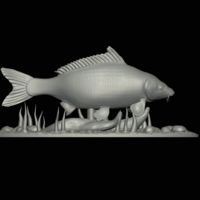  carp 2.0 underwater statue detailed - Thumbnail 14