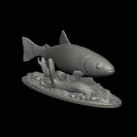 rainbow trout 2.0 underwater statue - Thumbnail 10