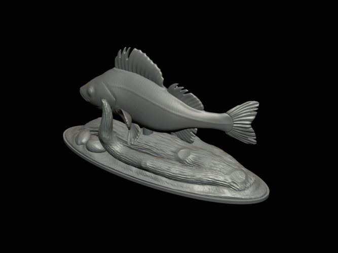 perch 2.0 underwater statue 3D Print 517339