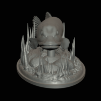 big pike 2.0 underwater statue - Thumbnail 19