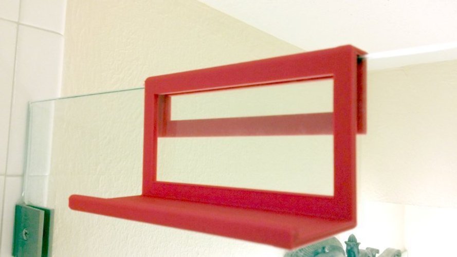 Over the Shower Shelf for a Radio or Smartphone 3D Print 51737