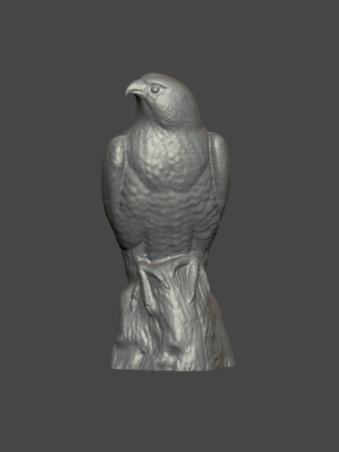 falcon statue art animal 3D Print 517413