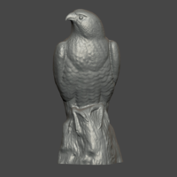 Small falcon statue art animal 3D Printing 517413