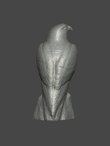 falcon statue art animal 3D Print 517416