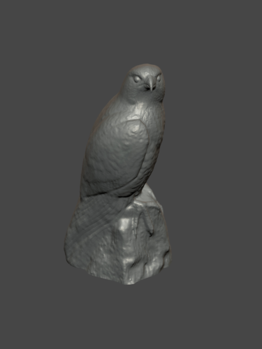 falcon statue art animal 3D Print 517418