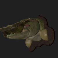 Pike eat perch detailed texture trophy taxidermy - Thumbnail 12