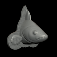 perch detailed texture trophy taxidermy - Thumbnail 10