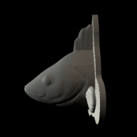 perch detailed texture trophy taxidermy - Thumbnail 12