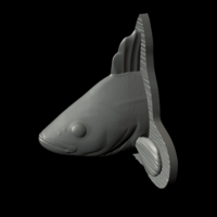 perch detailed texture trophy taxidermy - Thumbnail 15