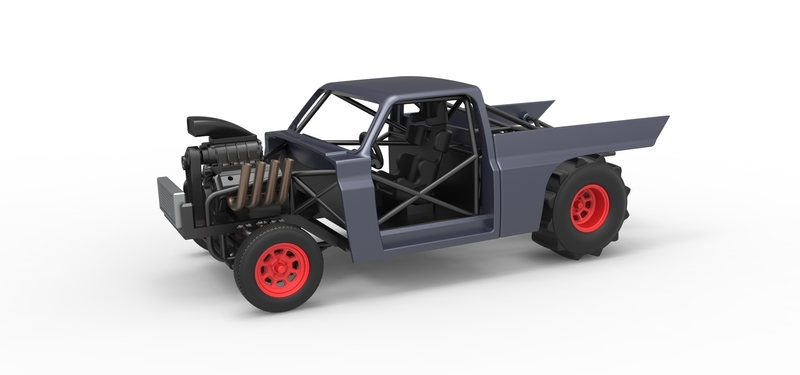 Dirt Dragster truck Scale 1:25