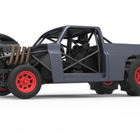 Dirt Dragster truck Scale 1:25 - Thumbnail 2