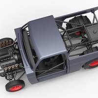 Dirt Dragster truck Scale 1:25 - Thumbnail 4