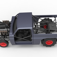 Dirt Dragster truck Scale 1:25 - Thumbnail 10