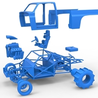 Dirt Dragster truck Scale 1:25 - Thumbnail 17