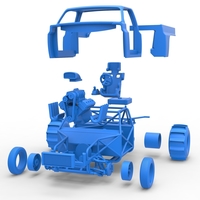 Dirt Dragster truck Scale 1:25 - Thumbnail 20