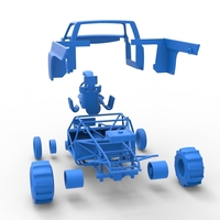 Dirt Dragster truck Scale 1:25 - Thumbnail 24