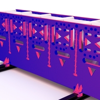 Freestanding Rack For Skis Pairs - Thumbnail 1