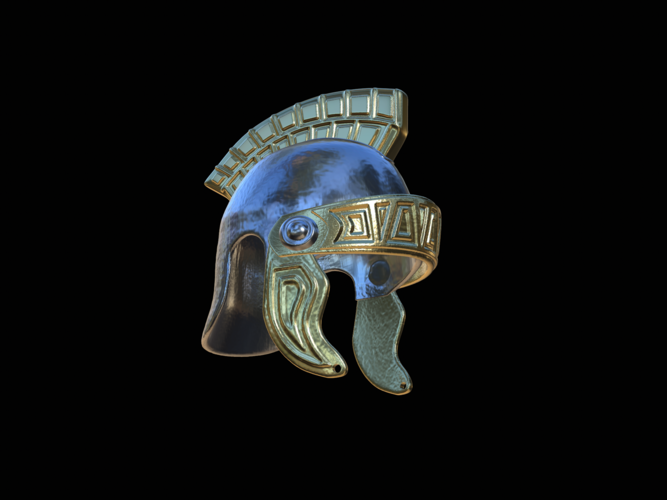 1. New Helmet rome Antiquity  3D Print 517603