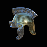 2. slightly broken Helmet rome Antiquity  - Thumbnail 2