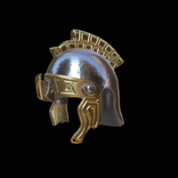 Small 3. very broken Helmet rome Antiquity  3D Printing 517622