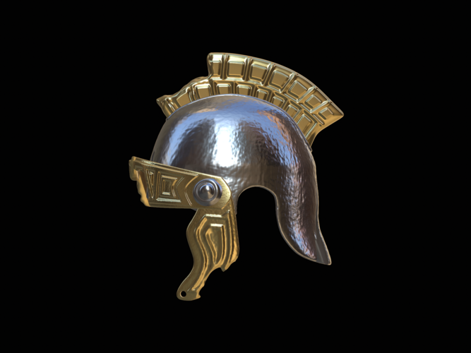 3. very broken Helmet rome Antiquity  3D Print 517623