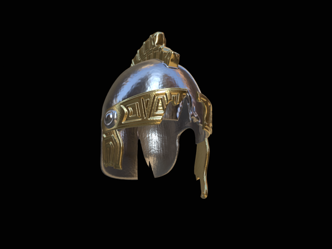 3. very broken Helmet rome Antiquity  3D Print 517627