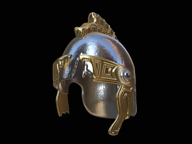 3. very broken Helmet rome Antiquity  3D Print 517632