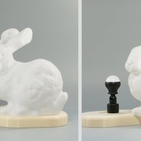Small Stanford Bunny lamp 3D Printing 51771