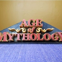 Small Age of Mythology logo 3D Printing 517751