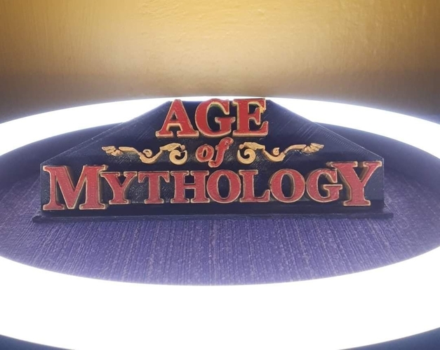 Age of Mythology logo 3D Print 517752