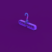 Modern Cloth Hanger - Thumbnail 2