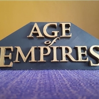 Small Age of Empires I logo 3D Printing 517823